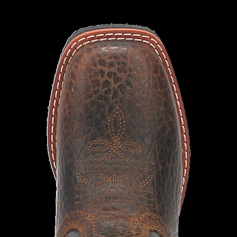 Dan Post Children's Creek Leather Brown & Blue Western Boots DPC2825