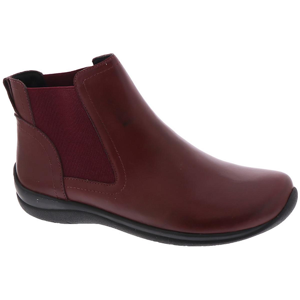 David Tate Womens Space Leather Chelsea Ankle Booties Shoes BHFO 1022