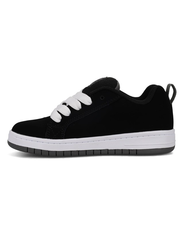 DC Boys' Court Graffik Skate Shoes Skateboarding Sneakers Blue Black Kids