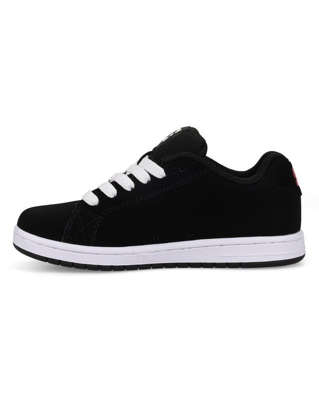 DC Boys Gaveler Skate Shoe Little Kid Black Red Grey 11 Kids Toddler Shoes