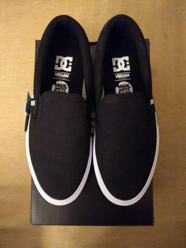 DC Manual Slip On TXSE ADYS300676 Mens Sz 5.0 Black Sneakers Shoes Boys GS