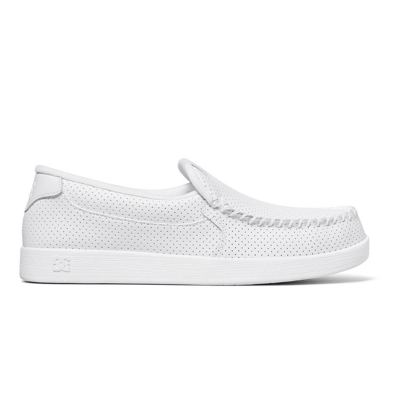 DC Shoes Men's Villain Slip-On Shoes White - ADYS100567-103 White
