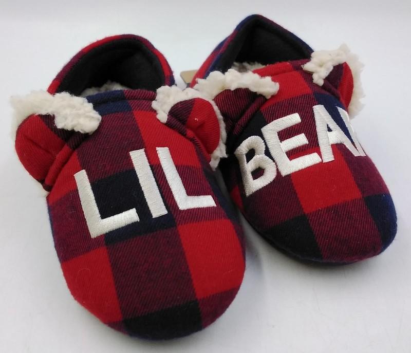 Dearfoams Cozy Comfort Infant Baby Unisex Navy Plaid Slipper Shoes Choose A Size