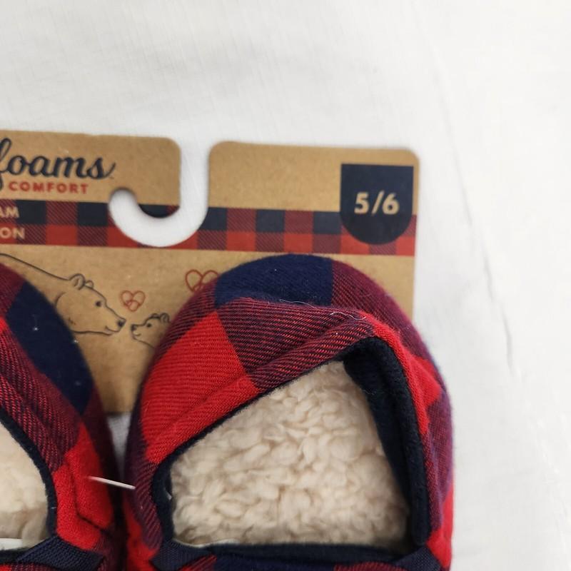 Dearfoams Memory Foam Baby Bear Slippers Infant 5/6 Limited Edition