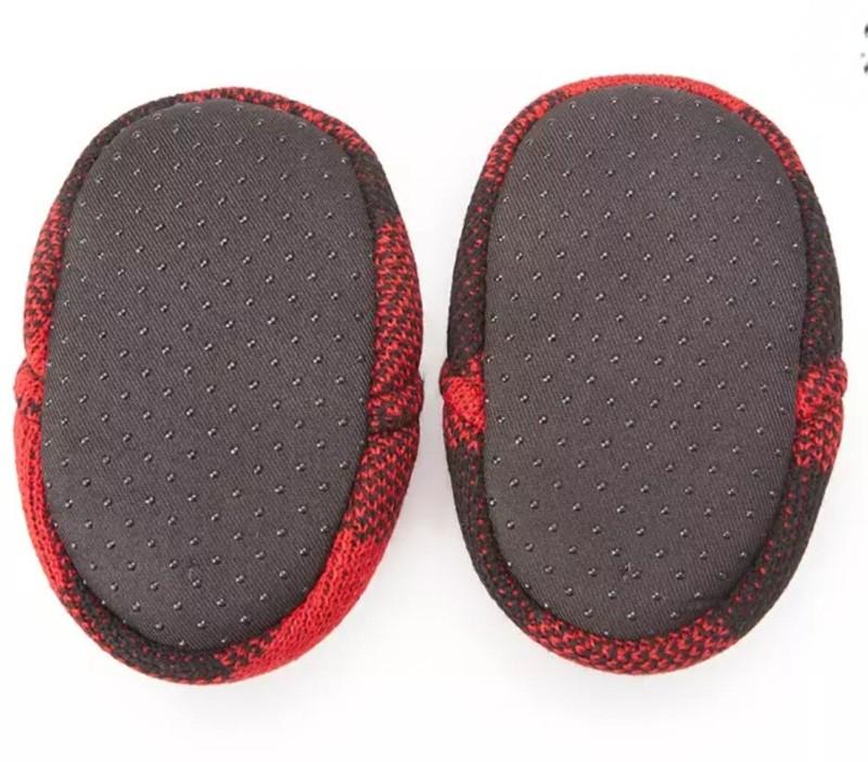 Dearforms SIZE 3-6 Months BABY BEAR Red & Black Plaid Slippers Limited Ed NEW