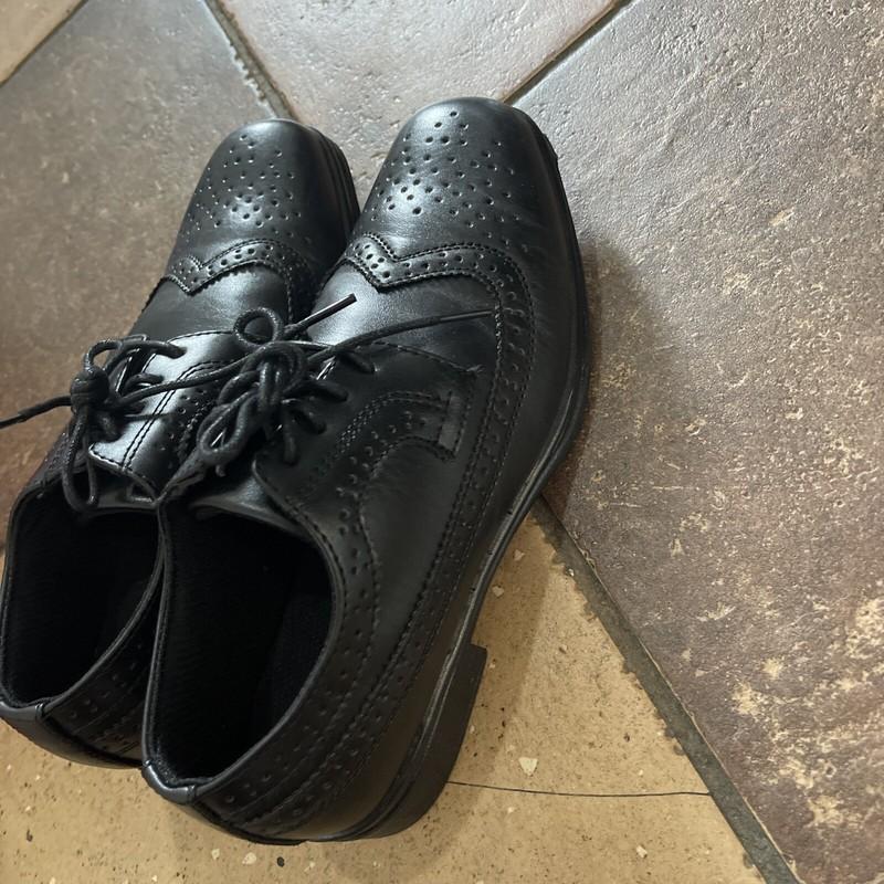 Deer Stags Ace Boys' Youth Oxford Black Size 3.5 Boys Used Once W Box
