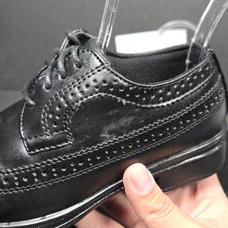 Deer Stags Ace Comfort Wingtip Oxfords Toddler Sz 13 Black Dress Shoes
