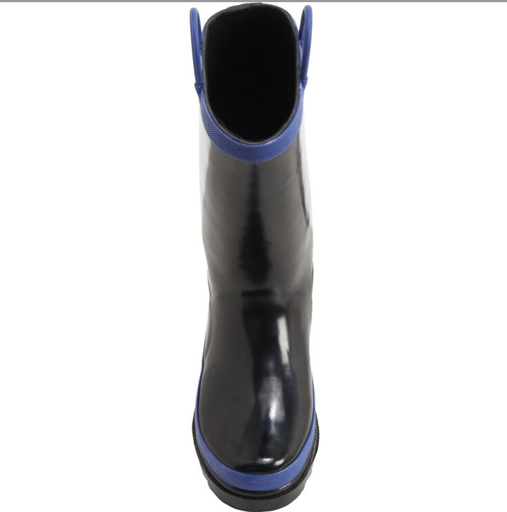 Deer Stags Cloudburst Kids Rain Boots Waterproof Little Boys Size 11 Black/Blue