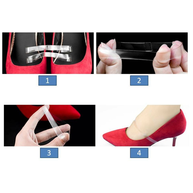 Detachable Invisable Shoe Straps Laces Band For Holding Loose High Heeled Shoes