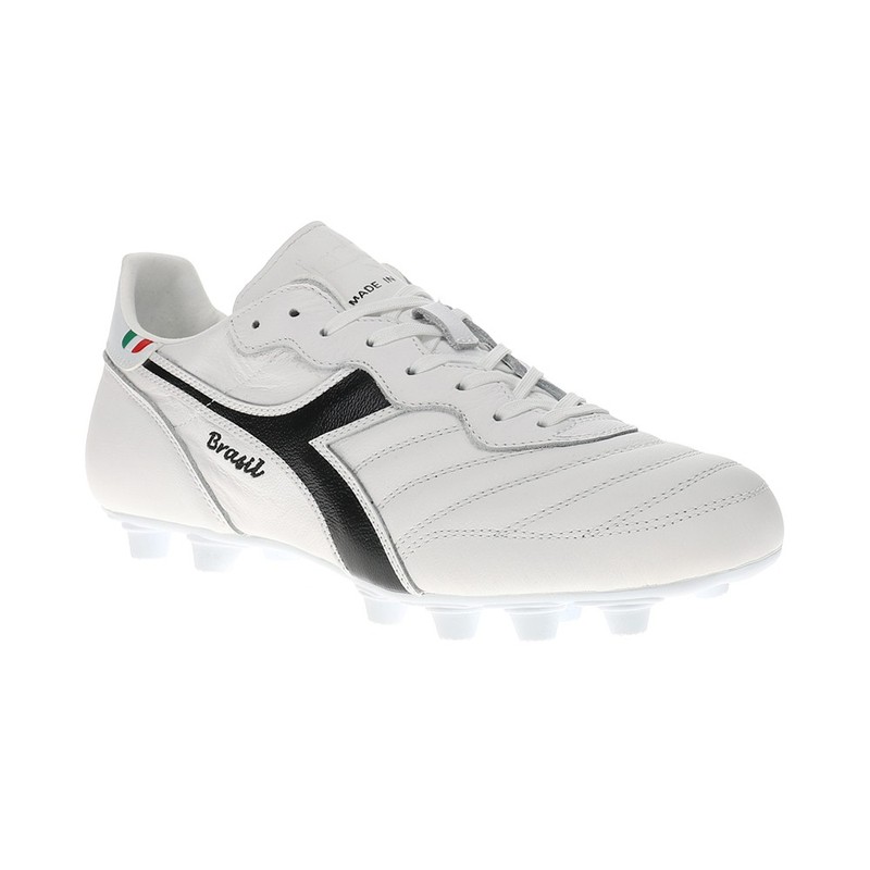 Diadora Brasil Ita Og Lt Plus Mdpu Soccer Cleats Mens White Sneakers Athletic Sh