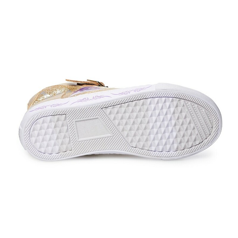 Disney D-signed Descendants 3 Gold Royalty High Top Shoes Girls Size 5