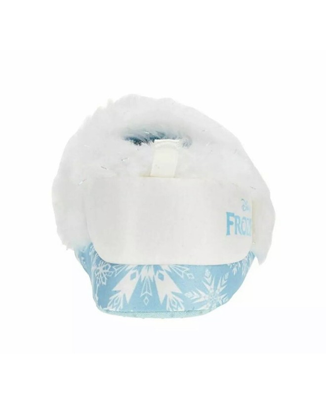 Disney Frozen Kid Anna And Elsa Faux Fur Cushioned Slippers 11/12 Toddler