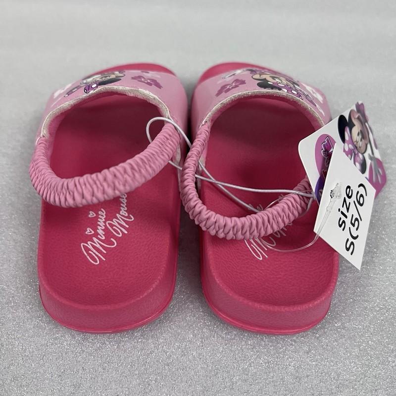 Disney Junior Minnie Mouse Slide Sandals Toddler Girls Pink