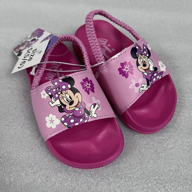 Disney Junior Minnie Mouse Slide Sandals Toddler Girls Pink