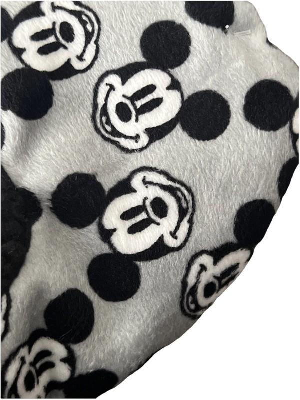 Disney Mickey Mouse Fuzzy Babba Slipper Socks Size 2T-3T Slip Safe