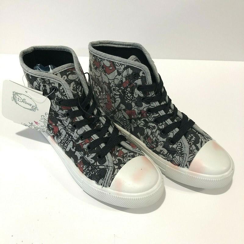 Disney Mickey Mouse High Top Shoes (Rare Wet Seal) Womens Sizes Vary NEW