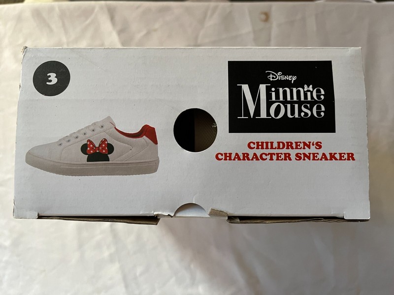 Disney Minnie Mouse Children’s Character Sneakers Size 3