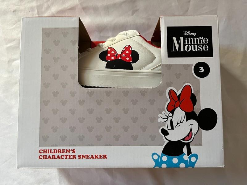 Disney Minnie Mouse Children’s Character Sneakers Size 3