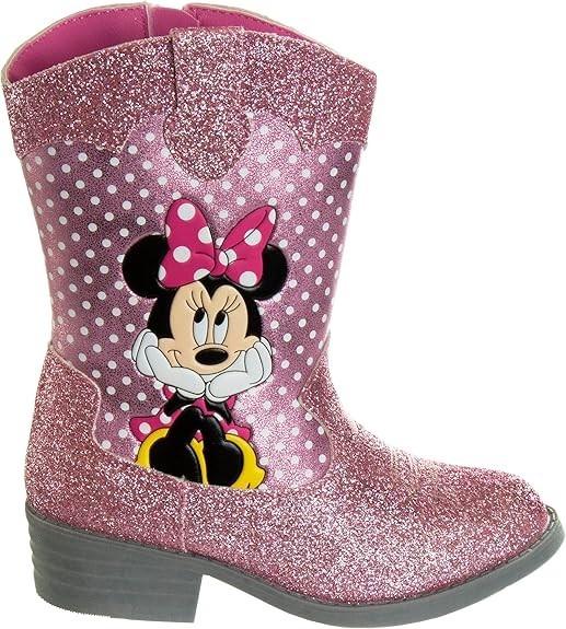 Disney Minnie Mouse Cowgirl Western Boots Toddler Little Kid