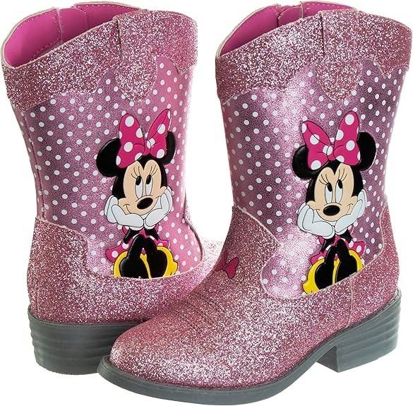 Disney Minnie Mouse Cowgirl Western Boots Toddler Little kid