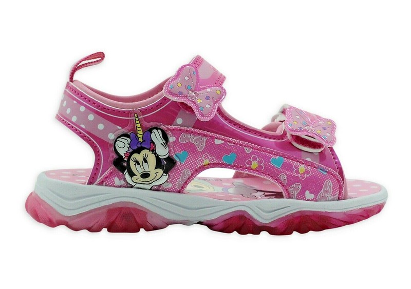 Disney Minnie Mouse Sandals Toddler Size 12 Light Up