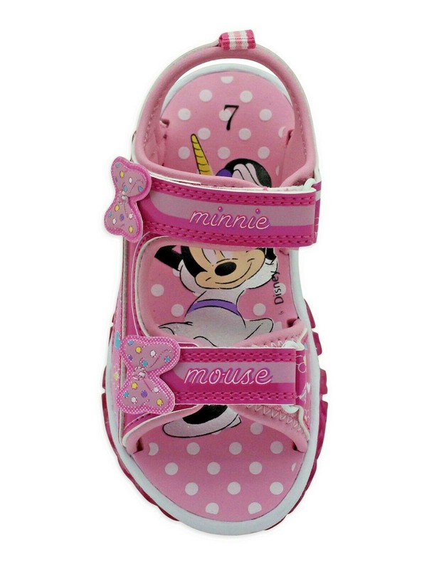 Disney Minnie Mouse Sandals Toddler Size 12 Light Up