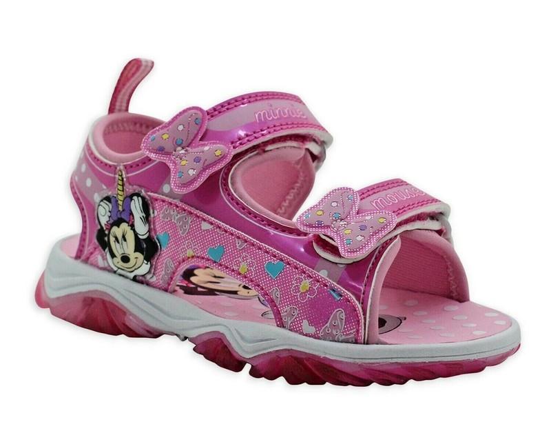 Disney Minnie Mouse Sandals Toddler Size 12 Light Up