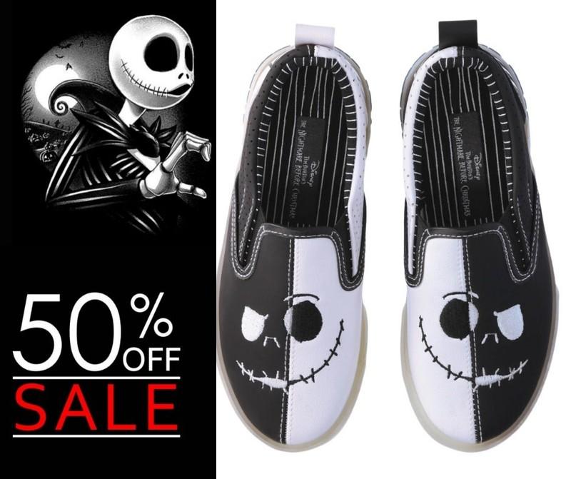 Disney Nightmare Before Christmas Boys Size 6 Canvas Sneakers color BLACK NEW