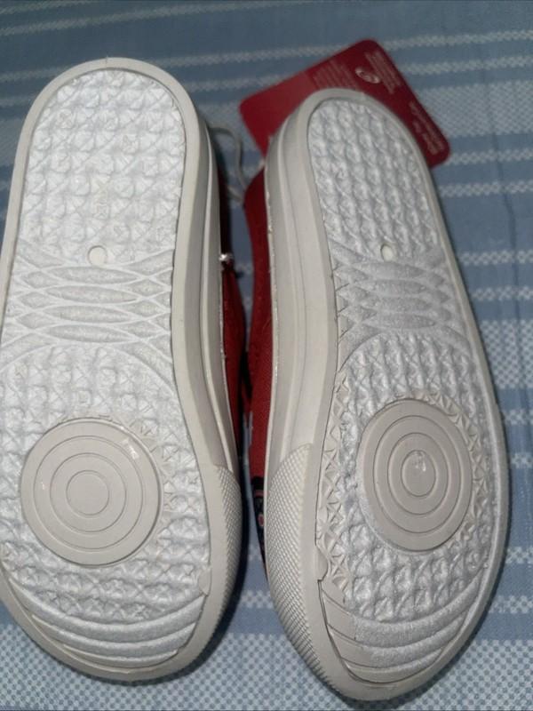 Disney Pixar Cars Lightning McQueen Canvas Slip On Shoes Piston Cup Youth Sz 8