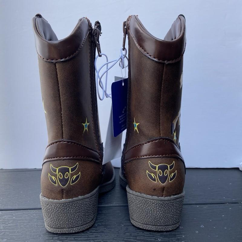 Disney Pixar Toy Story Cowboy Boots Toddler Size 5 Woody & Bullseye NEW W/ Tags