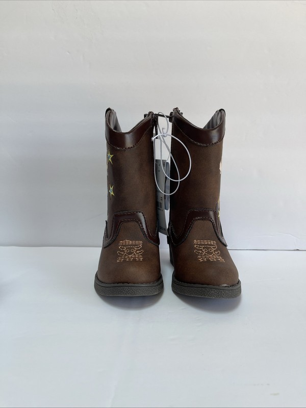 Disney Pixar Toy Story Woody & Bullseye Toddler Boys Size 7 Brown Cowboy Boots