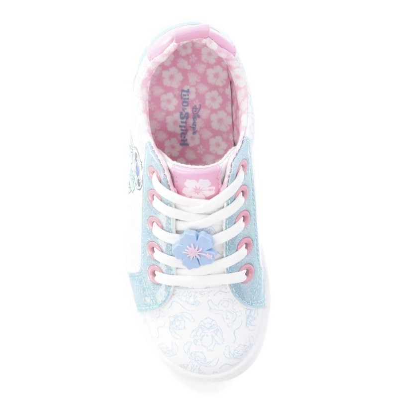 Disney Stitch Toddler Girls Slip-On Court Sneakers Shoes Various Sizes NEW