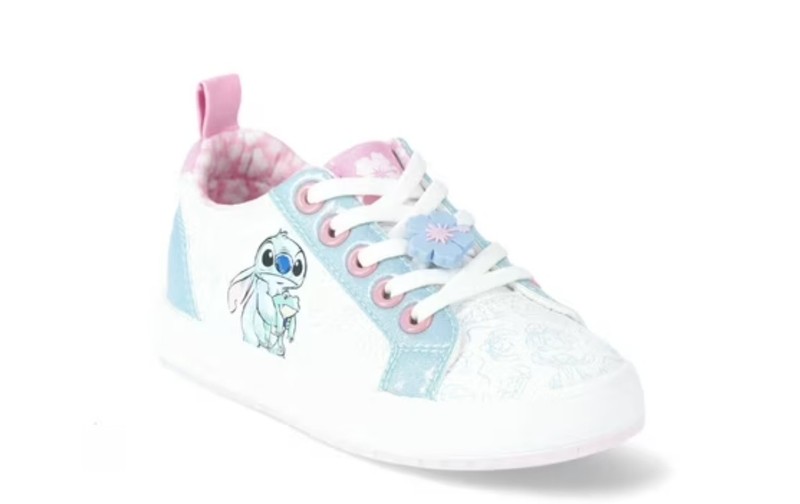 Disney Stitch Toddler Girls Slip-On Court Sneakers Shoes Various Sizes NEW