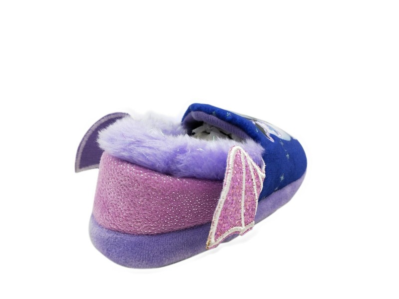 Disney Vampirina Girls Slippers House Shoes Size 5/6 Purple Pink
