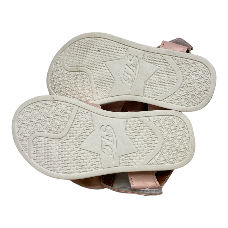 DKBB Fashion Kids Girl's Pink Cut-Out Bow Sandals Size 9 B8
