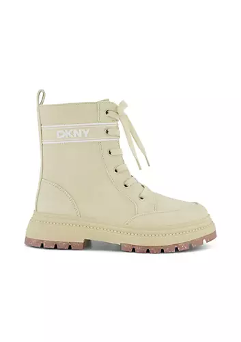 DKNY YOUTH SHOES BOOTS DKN1340 CREAM