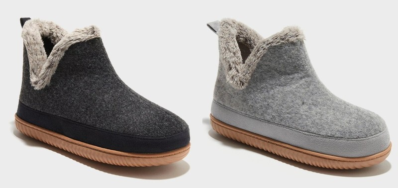 Dluxe By Dearfoams Women's Dolly Felted Bootie Slippers