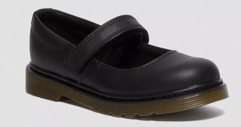 Doc Marten’s Maccy Mary Jane Shoes Youth Girl Preppy Leather US 13