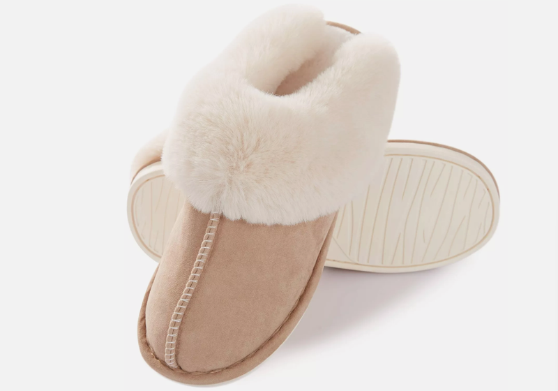 Donpapa Womens Slipper With Memory Foam Fluffy Soft Warm Slip On House Slippe