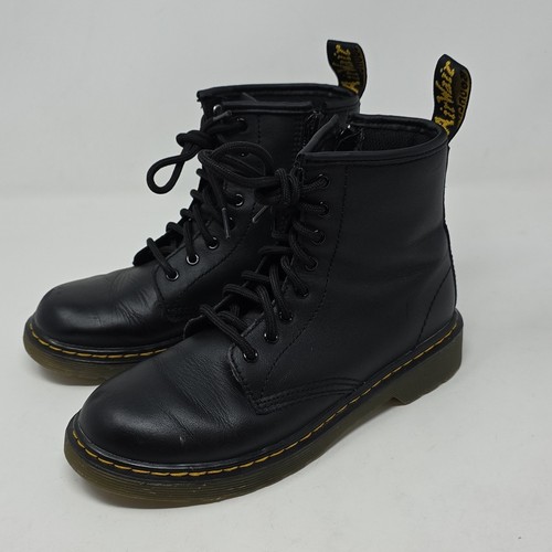 Dr. Martens 1460 J Nappa Leather Combat Boot Girls Size 3