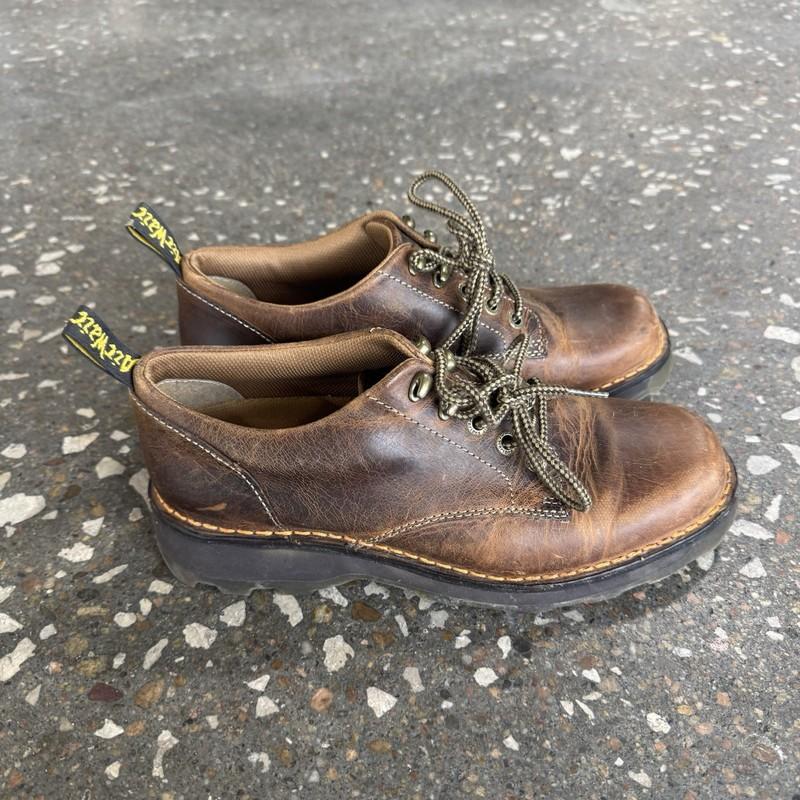 Dr Martens Lachlan Oxford Shoes Browm Leather Air Wair Mens US 10 Womens 11