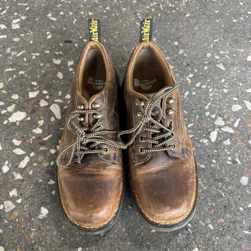 Dr Martens Lachlan Oxford Shoes Browm Leather Air Wair Mens US 10 Womens 11