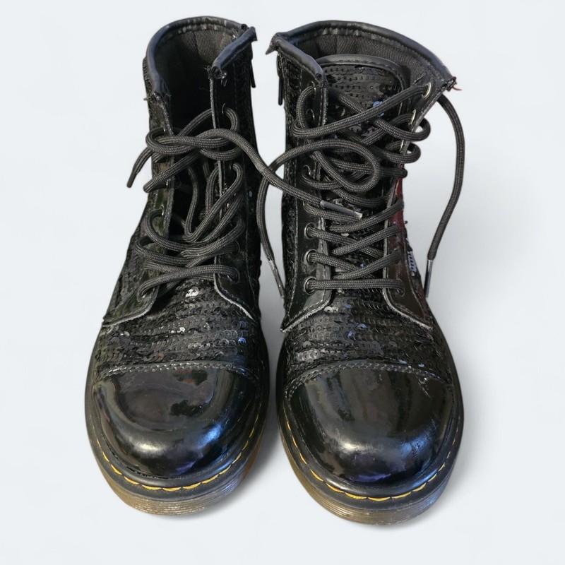 Dr. Martens Pooch Sequin Boots Kids Size 2