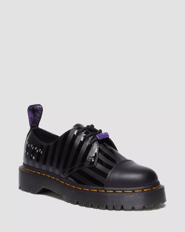 Dr. Martens X Wednesday 1461 Bex Casual Shoe - Black Women Sizes 5 - 12