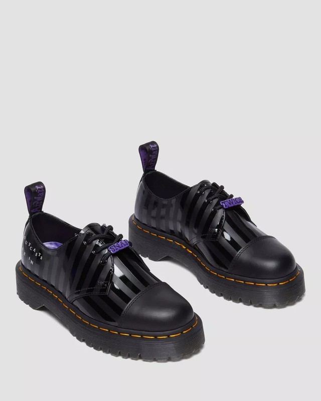 Dr. Martens X Wednesday 1461 Bex Casual Shoe - Black Women Sizes 5 - 12