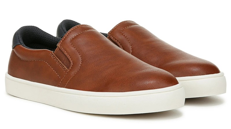 Dr.Scholl's Kid's/Boy Madison Kids Brown Slip-On Sneakers NW/OB 13M