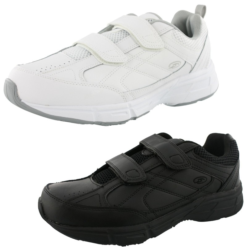 DR SCHOLL'S MEN'S OMEGA DUAL STRAP CLOSURE WIDE WIDTH WALKING SHOES