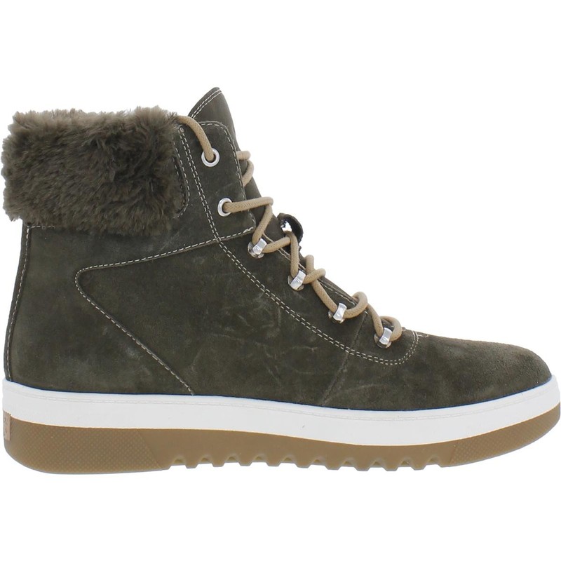 Dr. Scholl's Shoes Womens Gear Up Green Shearling Boots 7 Medium (B M) BHFO 0474