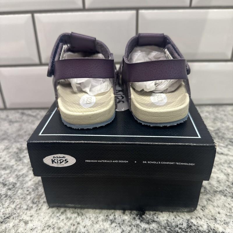 Dr Scholl’s Toddler Larson Navy Fisherman Sandals 6 M Leather Hook & Loop Light