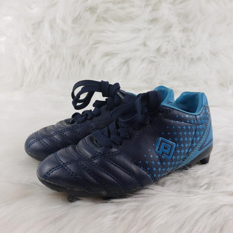 DREAM PAIRS Black Blue Little Kids Toddler Soccer Cleats Size US 10 EUR 27